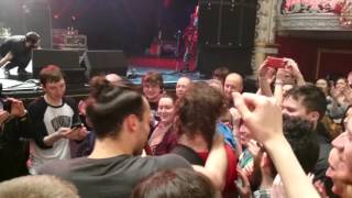 Ash Angel Interceptor Mark Hamilton plays in Mosh Pit Olympia Dublin 15/12/2015