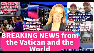 BREAKING NEWS Woman Dies in Church Collapse/Man on Camera Setting Church Fire/Osteen Church Shooting