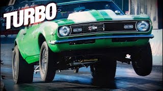 Turbo First Gen Camaro... that does WHEELIES?!