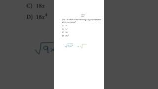 Expressions with Exponents| SAT Q&A