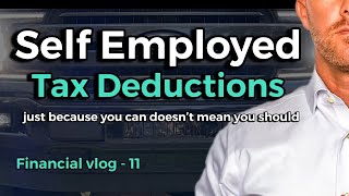 Self Employed Tax Deductions for beginners (Financial Advisor Vlog-11)