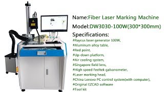 what can a 100w fiber laser marking machine do? Deep engraving marking on aluminum