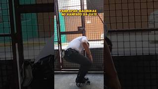 security problem pahirapan magbukas ng padlock sa gate... #shorts #youtubeshorts #trending #viral