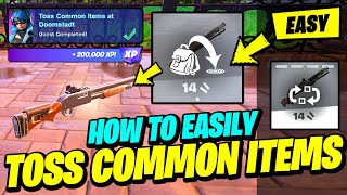 How to EASILY Toss Common Items at Doomstadt - Fortnite Story Quest