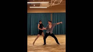 Latin #dance #latindance 恰恰双人舞，舞蹈学院学生练习中