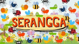 Belajar Nama-nama Hewan Serangga | Belajar Nama-Nama Hewan Kecil | Ulat Kupu-kupu  | Si Kecil Pintar