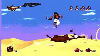 Disney's Aladdin (1993) - Sega Genesis - 2 Hour Gameplay 2 Minute Review