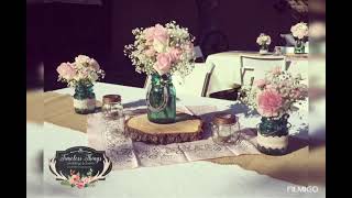 Hermosos centros de mesa vaqueros!! beautiful cowboy centerpieces