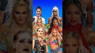 Bianca Belair, Jade Cargill, Liv Morgan VS Rhea Ripley, Tiffany Stratton, Roxanne Perez 👿 #wwe