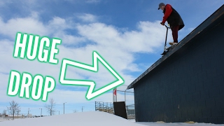 SNOW SCOOTER VS SKATEPARK