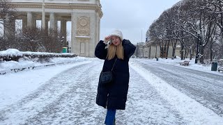 Moscow ☃️ Снег и лёд 🥶 в Москве