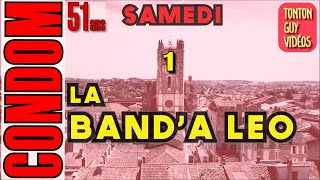 La BAND'A LEO, champion en titre, arrive à Condom et joue un morceau en apéritif ! Merci !