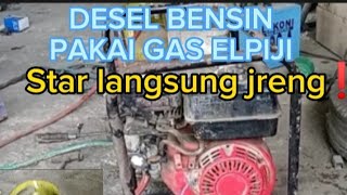 cara merubah desel bensin jadi gas elpiji ‼️ mudah sekali