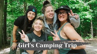 Girl's camping vlog | vegan camp food