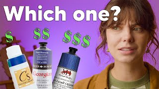 Picking art supplies: low vs high quality