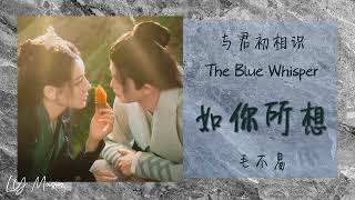 如你所想 Ru Ni Suo Xiang - 毛不易 Mao Bu Yi 《与君初相识 | The Blue Whisper》爱情主题曲 OST