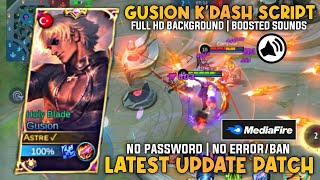 Gusion KOF Skin Script | Full Hd Background & Triple Explosion | No Password | MLBB