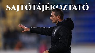 Sajtótájékoztató: Mezőkövesd-DVSC 1-0, Dombi Tibor értékelése🎙