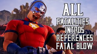 Mortal Kombat 1 - Peacemaker ALL Intros, Fatalities, Fatal Blow, AND SHOW REFERENCES | MK 1 UPDATE