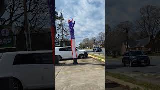 American Flag Air Dancer at the Pawn Shop