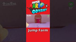 Jump Farm in Super Mario Odyssey #shorts #mario #supermario #marioodyssey #glitch #jump #nintendo