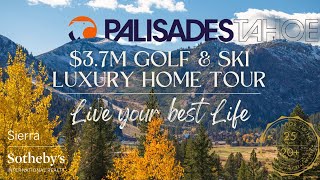 $3.795M Palisades Tahoe Luxury Golf & Ski Home Tour | 3096 Mountain Links Way Olympic Valley, CA