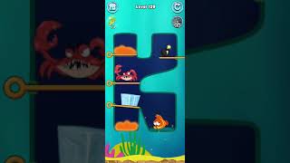 Fish Rescue - Pull Pin Puzzle - Level 129 and 130 #shorts