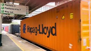 Freight train going through Nuneaton towards Coventry August 24.