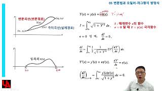 일반역학 05 변분법과 오일러 라그랑지 방정식