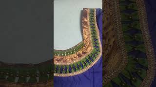 pattu  saree blouse design model/#shorts