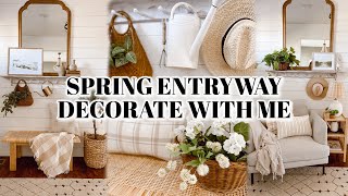 SPRING DECORATE WITH ME 2022 | 5 WAYS TO STYLE YOUR ENTRYWAY FOR SPRING!