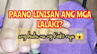 HOW TO CLEAN BOYS TOENAIL |ang haba na pala ng Kuko nya #nails #nailcare #toenails