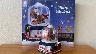 (READY STOCK) MERRY CHRISTMAS SERIES JXL802 SANTA CLAUS CHRISTMAS SURPRISE BUILDING BLOCK TOY BRICK