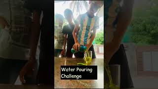 Water Pouring Challenge 💧🥶😂🥹#kids#challenge