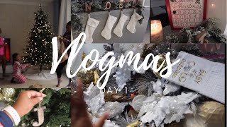 Vlogmas Day 1: DECORATING OUR HOUSE FOR CHRISTMAS | Vlogmas in Korea