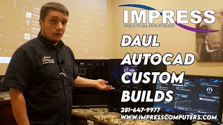 In this video we show the assembly of two custom build machines that are good for AutoCad or Gaming