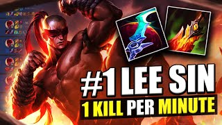 1V9 LEE SIN DESTROYS HIGH ELO LOBBY *23 KILLS*