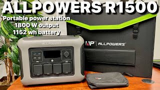 ALLPOWERS R1500 Portable Home Backup Power Station review