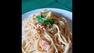 BAVETTINE AL SALMONE CON LIMONCELLO | il timer