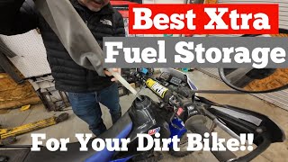 Best way to carry extra fuel on a dual sport dirt bike