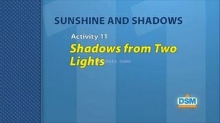 Sunshine and Shadows - Activity 11: Shadows from Two Lights