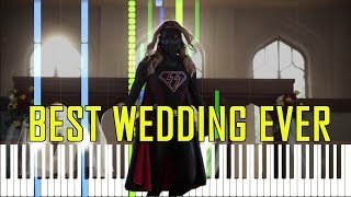 Best Wedding Ever (The Reichsmen Theme) - Crisis On Earth-X [Synthesia Piano Cover]