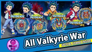 All Valkyrie War|2020 Beyblade Combo|Brave Valkyrie|By Uncle Willson|Beyblade Burst|Super King|战斗陀螺