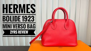 Hermes 🍊 Bolide 1923 Mini Verso Bag l 2 YEARS REVIEW