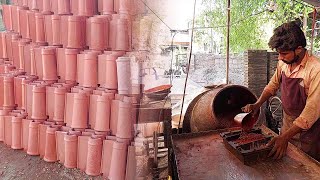 From MUD to MASTERPIECE Glazed Khaprail Roof Tiles Making Process in a mini Factory