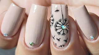 Minimalistic Bling Nails || Easy Nailart for Beginners