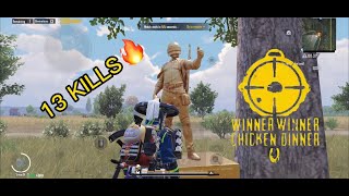 13 kills🔥 | Tactic game🎯 | PUBG mobile