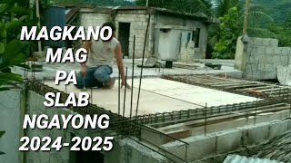 Magkano mag pa slab ngayong 2024_ 3meter × 5metet,_ 15quare meter