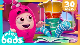 Art Class Chaos 🎨 | 30 Minutes of Minibods | Funny Stories | Preschool Cartoons for Toddlers