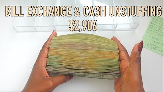 BILL EXCHANGE + SINKING FUNDS UNSTUFFING | CASH ENVELOPE METHOD| TAYLORBUDGETS